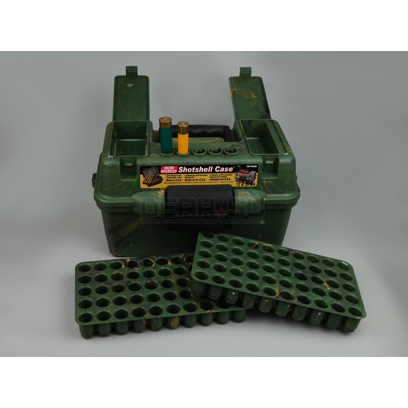 Купить кейс для патронов пластиковый MTM SF100D Deluxe Shotshell Case