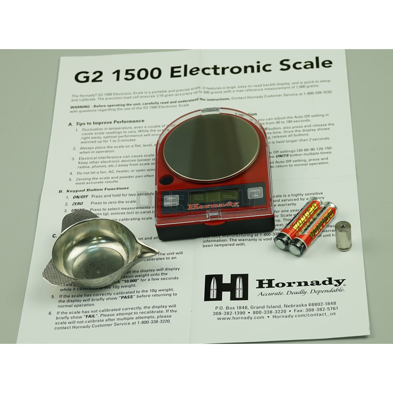 Электронные весы для пороха и дроби Hornady G2 1500, купить, цена в Москве, каталог – Derr.su