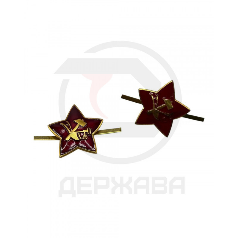 Звезда кокарда РККА (плуг и молот) образец 1918-1922 гг,, ( светло красный) купить
