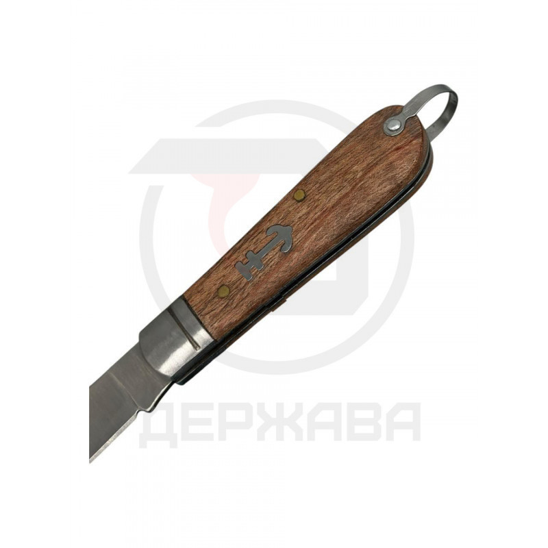 Нож складной, туристический, якорь, коричневый купить