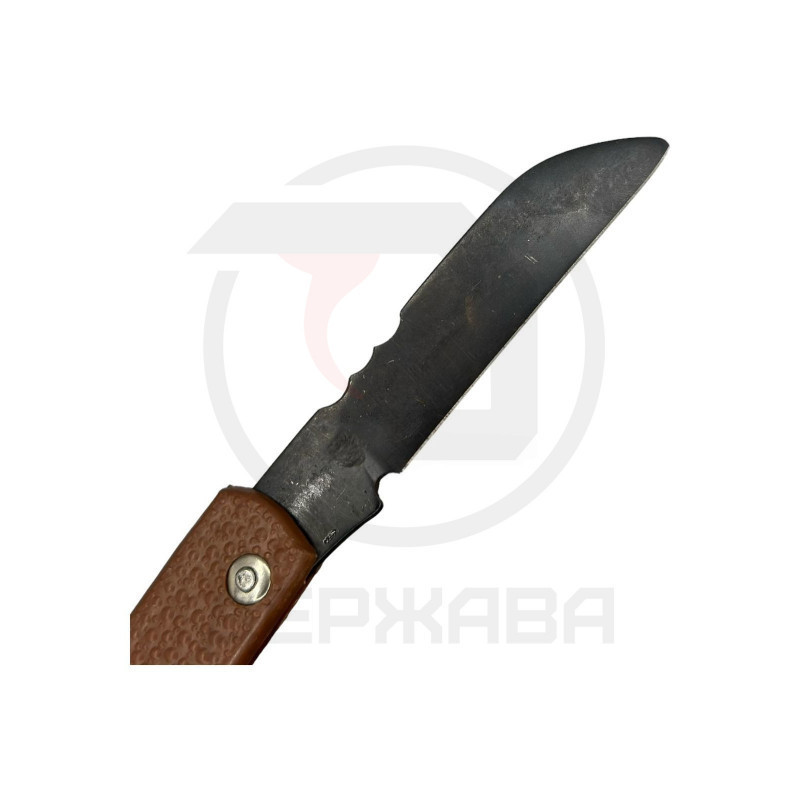 Нож складной связиста монтера, коричневый, СССР купить