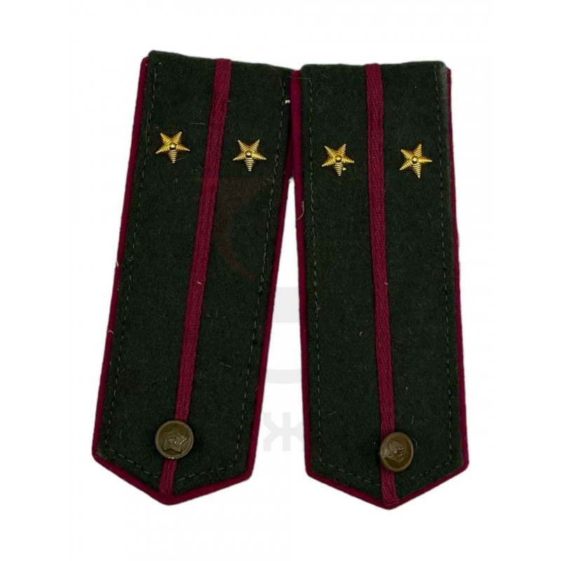 Погоны полевые лейтенант, пехота, РККА, СССР обр. 1943 г. купить