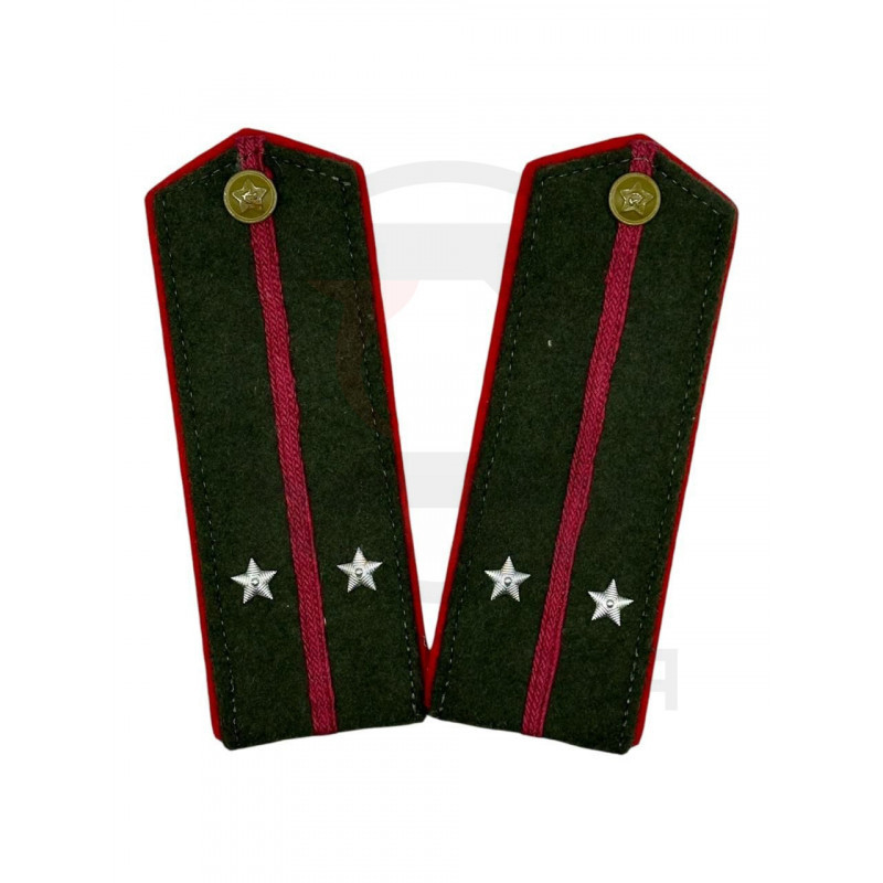 Погоны полевые, лейтенант, Артиллерия, АБТВ РККА, СССР, обр. 1943