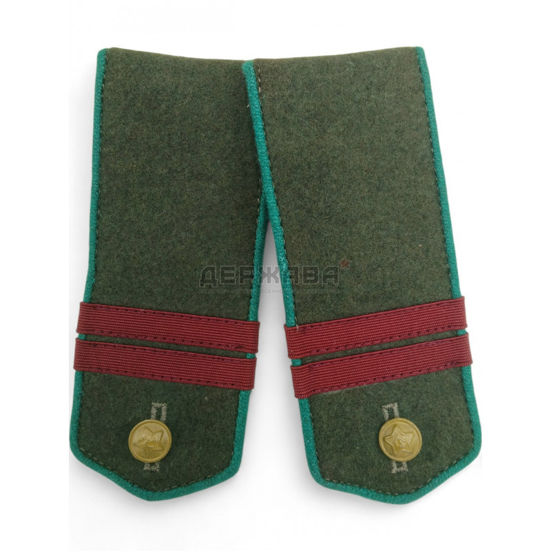 Погоны полевые, младший сержант погранвойск НКВД, (РККА) СССР обр. 1943г.
