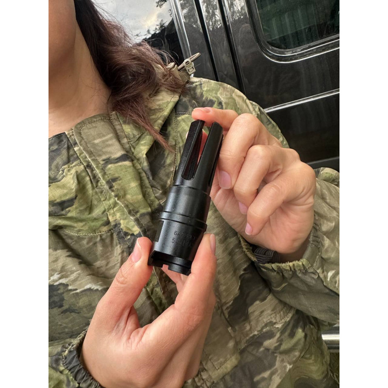 Пламегаситель для АК12 / TR3 5.45-7.62 байонет "щелевой тип" Держава армс