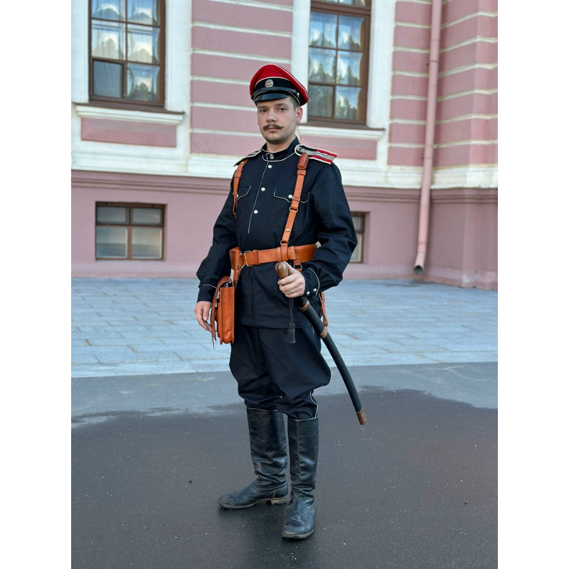 Военная форма Корниловского ударного полка, чёрная, Россия