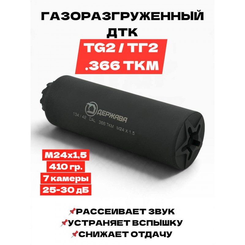 ДТК Держава для TG2 .366 ткм (М24х1,5) "закрытого типа"