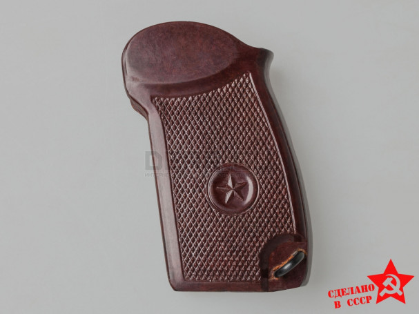 Рукоятка для пистолета ПМ / Бакелитовая обр. 1954 г со звездой [пм-35]